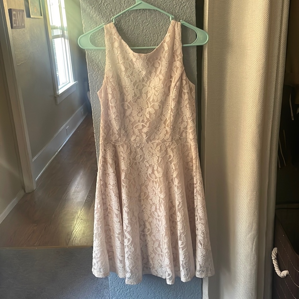 Special Occasion Pink Lace Dress